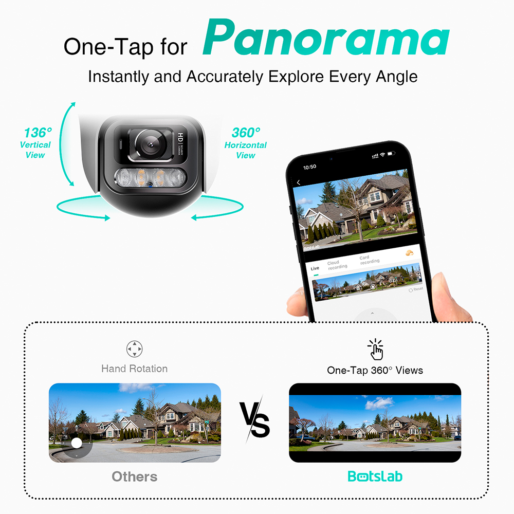 Câmera Externa Bostbab W311 Wi-Fi Pan/Tilt Full HD