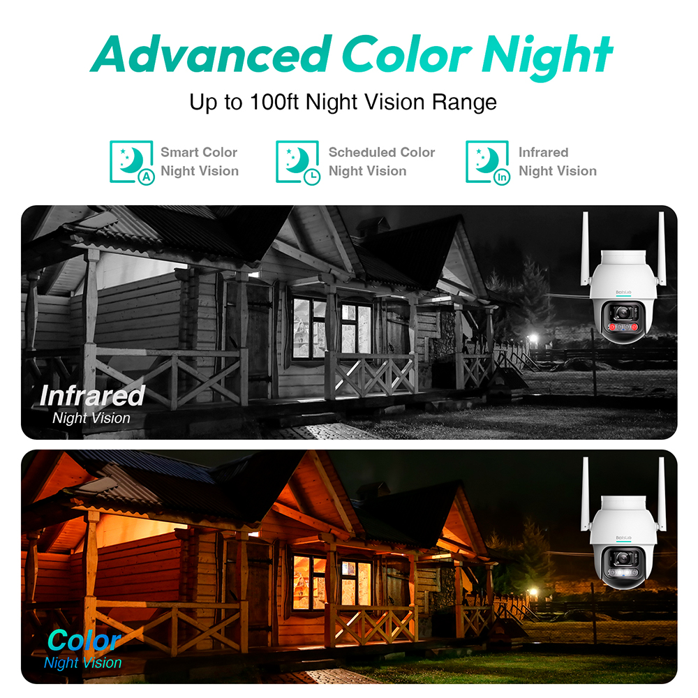 Câmera Externa Bostbab W311 Wi-Fi Pan/Tilt Full HD