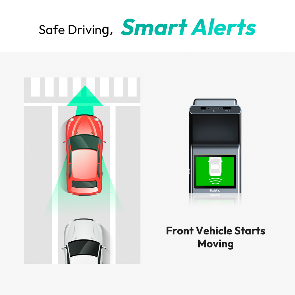 Bostbab Dash Cam G300H Pro Câmera Veicular Dupla Full HD