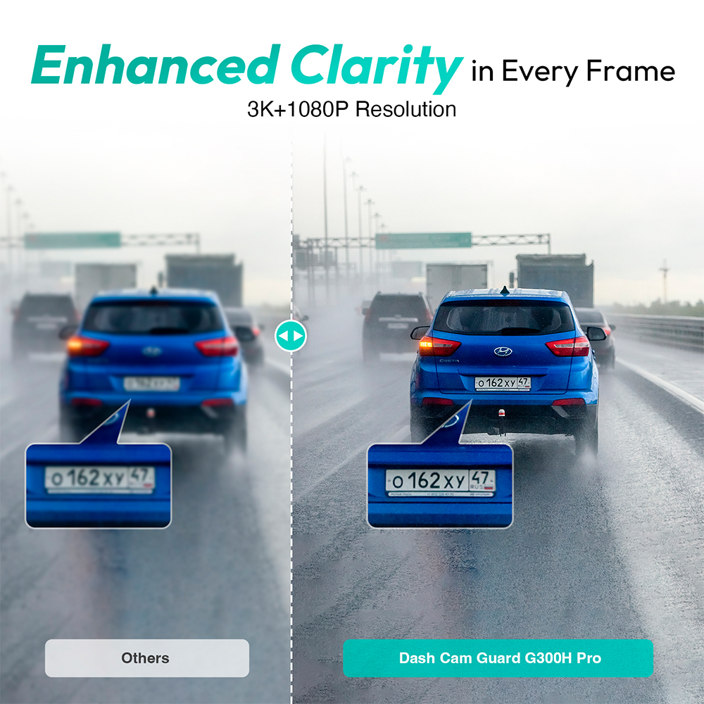 Bostbab Dash Cam G300H Pro Câmera Veicular Dupla Full HD