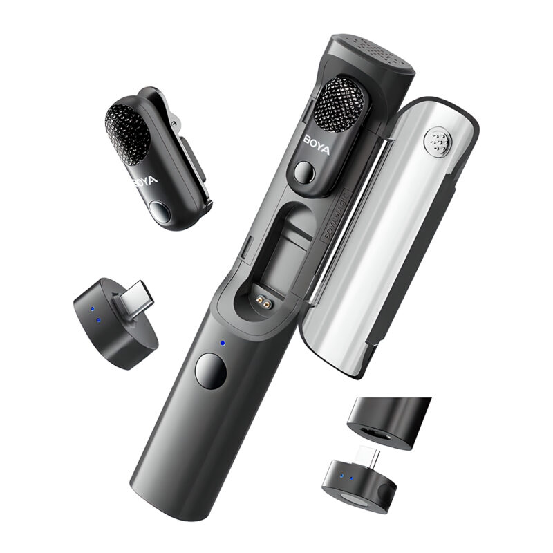 Microfone Sem Fio BOYA Magic-05 AI USB-C p/Celular Live