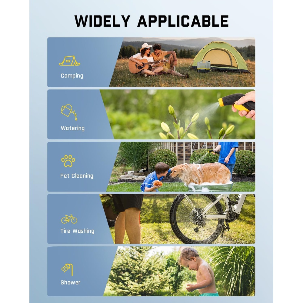 Fanttik Pulverizador Elétrico Portátil Sem Fio 2.1 Galões