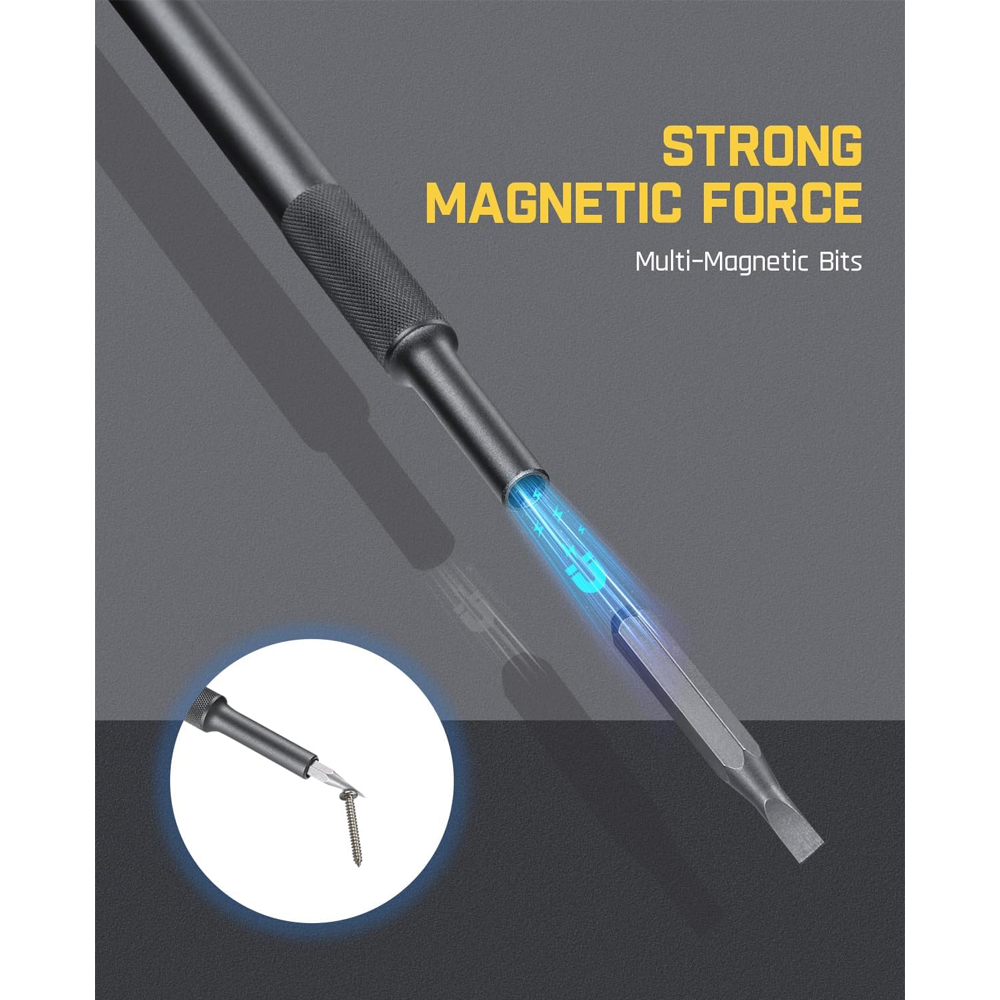 Fanttik Kit Chave Fenda Precisão 50 Em 1 Bits Magnéticos