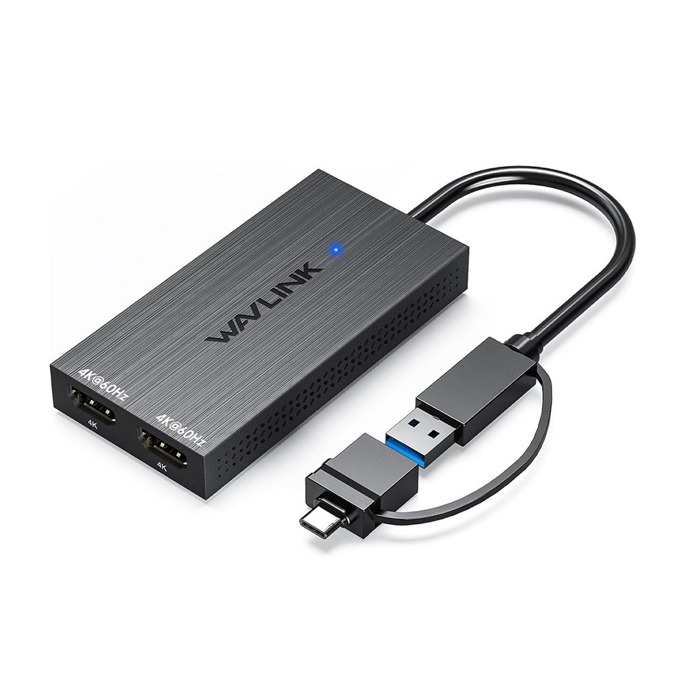 Wavlink Adaptador USB C/A para Dual HDMI 4K 60Hz Monitor