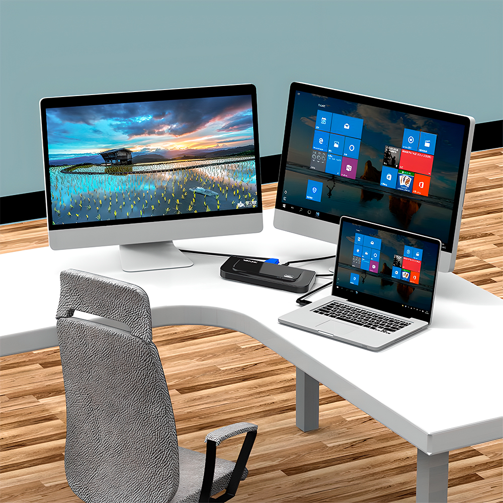 Wavlink Docking Station USB Dual Monitores Mac Windows