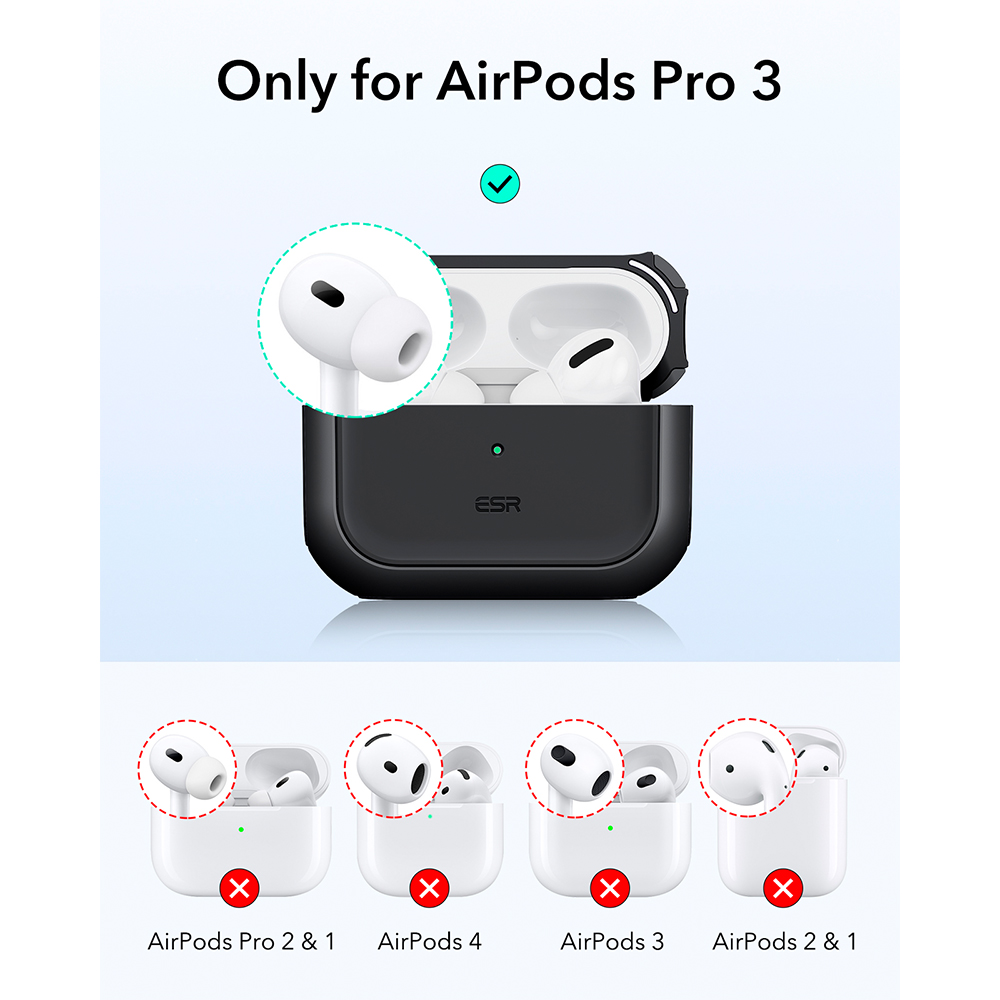 ESR Orbit Capa AirPods Pro 2 Case Proteção Preta