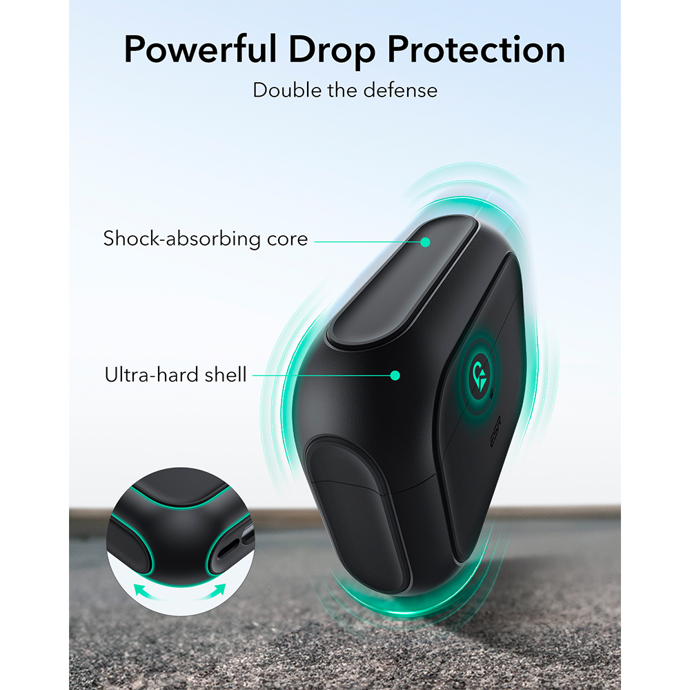 ESR Orbit Capa AirPods Pro 2 Case Proteção Preta