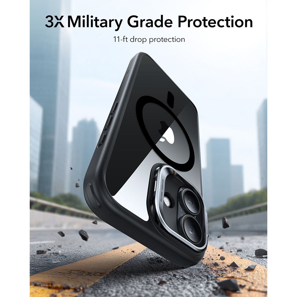 Capa iPhone 17 esr Halolock Híbrida Magsafe Botão Câmera