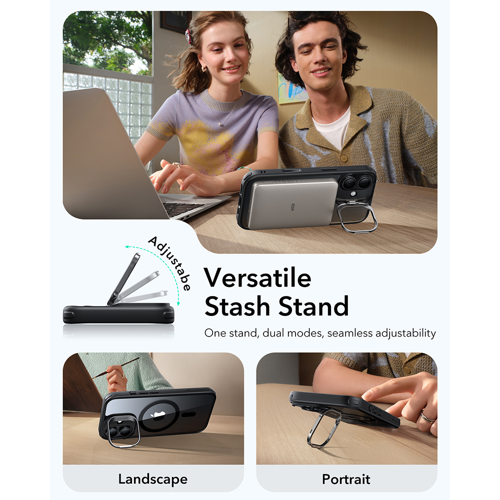 Capa iPhone 17 esr Halolock Híbrida Magsafe Botão Câmera