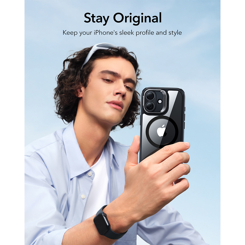 Capa iPhone 17 esr Halolock Híbrida Magsafe Botão Câmera