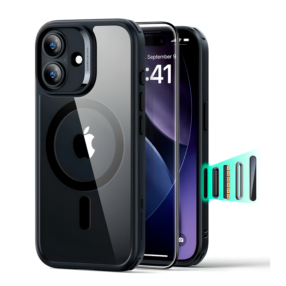 Capa ESR iPhone 17 Halolock Híbrida C/ Botão Câmera