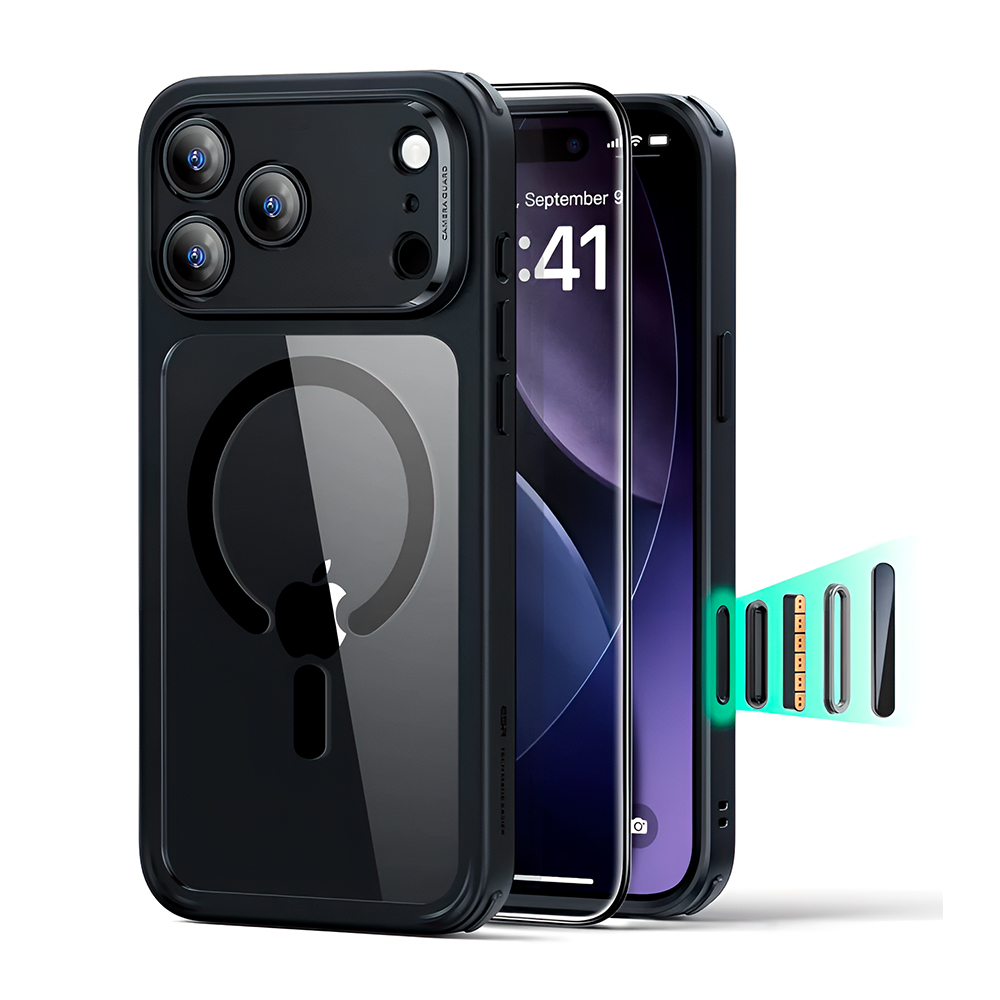 ESR Capa iPhone 17 Pro Max Halolock Botão Câmera Película