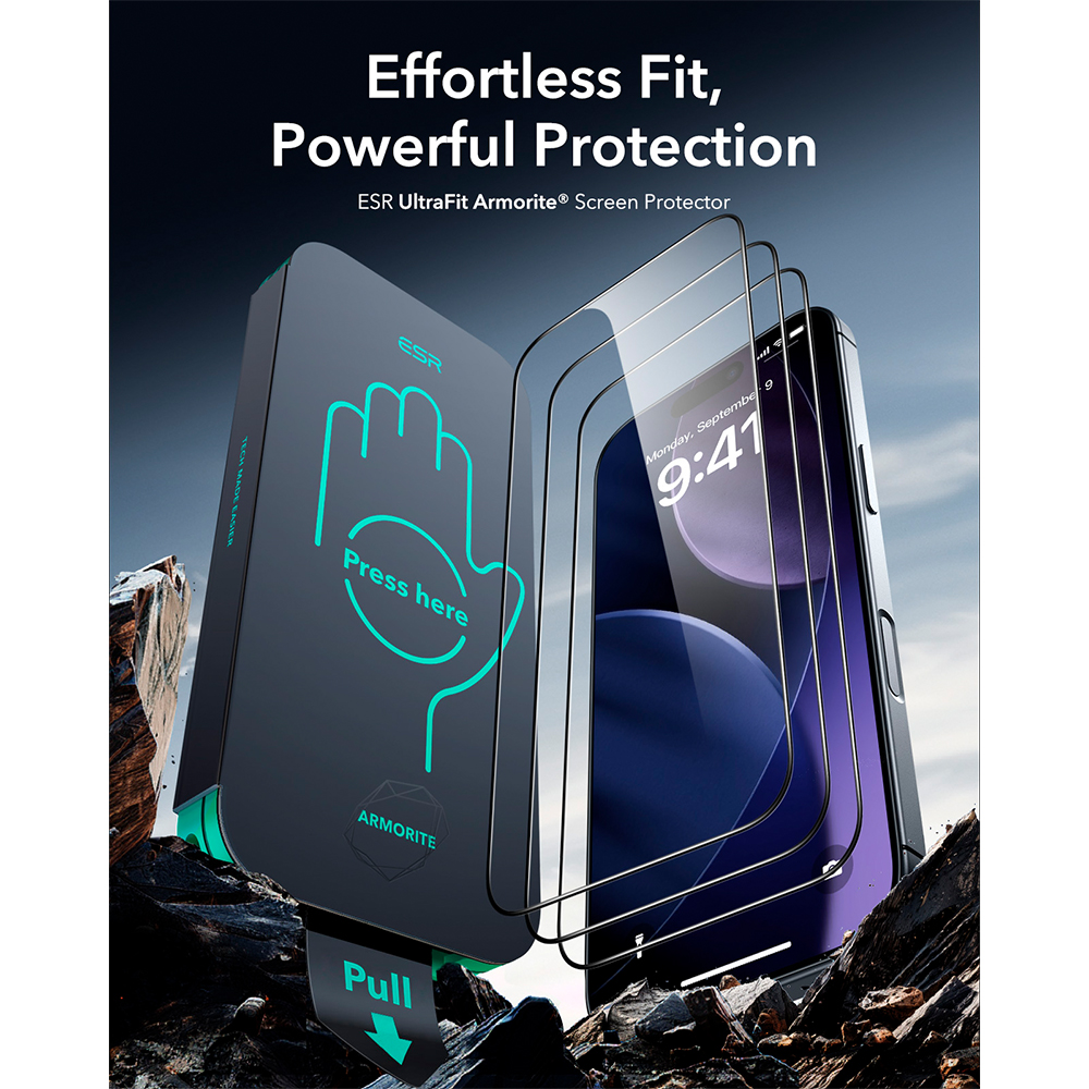 ESR Protetor Tela iPhone 17 Pro Armorite Vidro 2 Unid