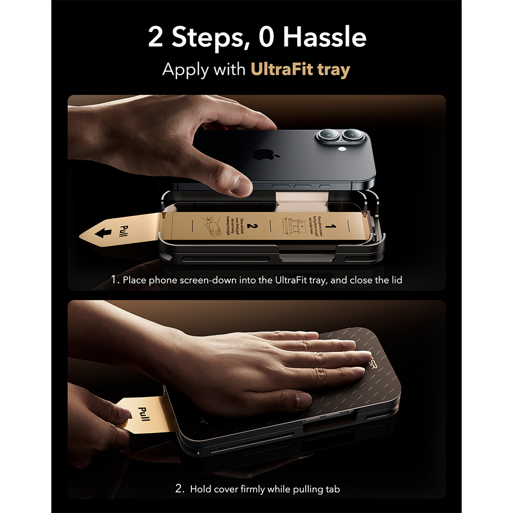 Película ESR iPhone 17/16 Pro Vidro Armorite Pro UltraFit