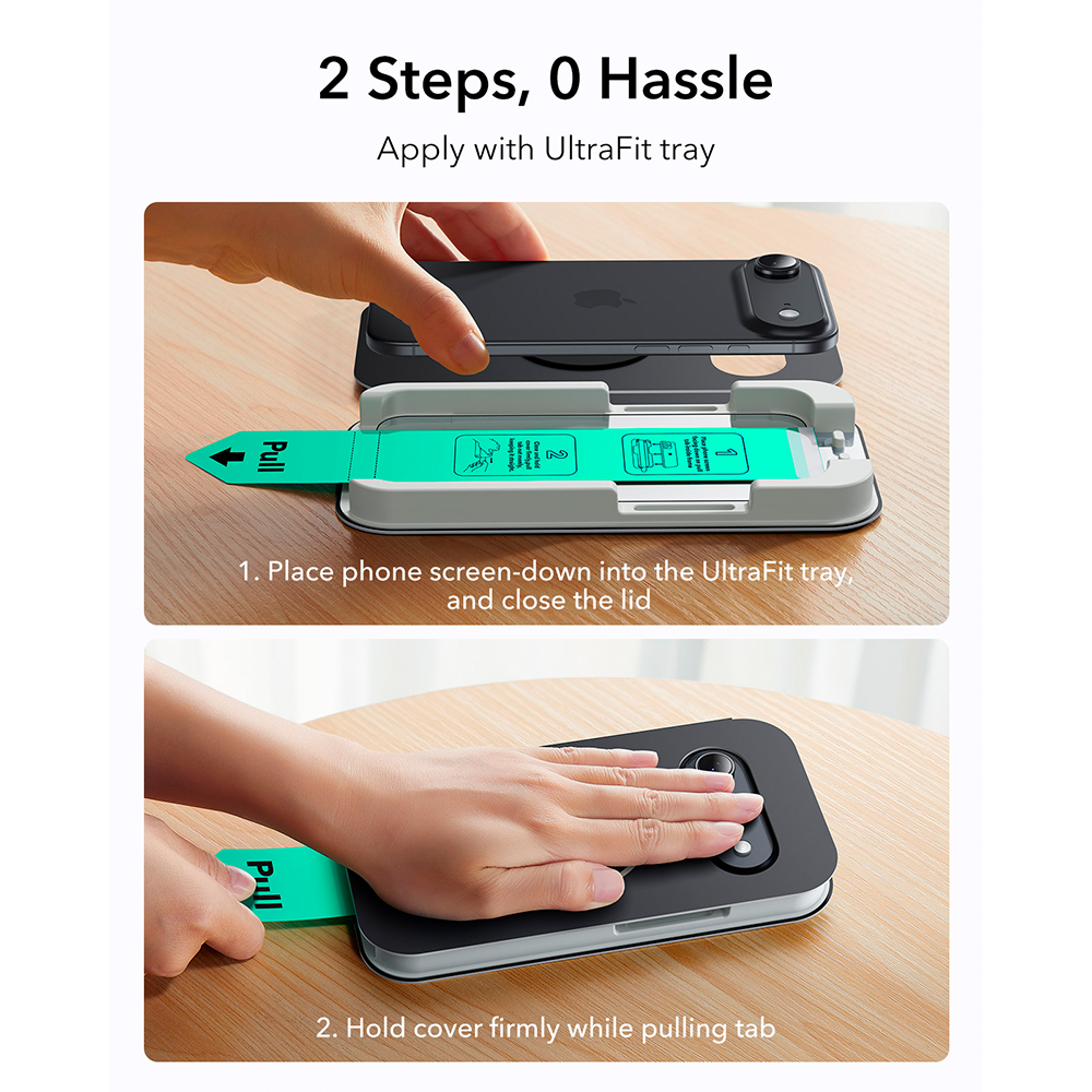 Película ESR iPhone 17 Air Vidro Temperado UltraFit 2Pcs