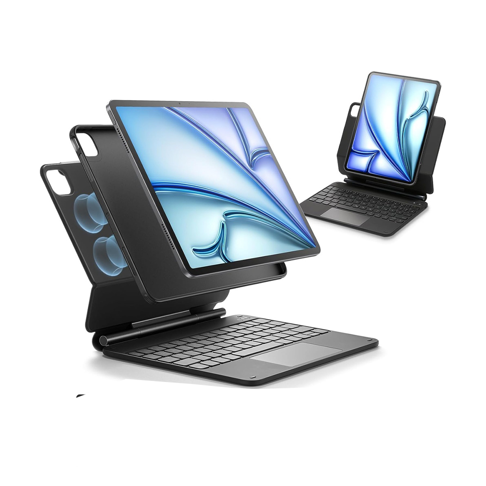 Capa Teclado ESR iPad Air 11 / Pro 11 Magnética - Preto
