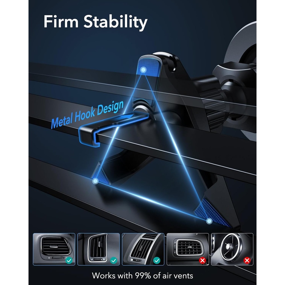 Suporte Celular Magnético ESR Veicular Carro Saída Ar