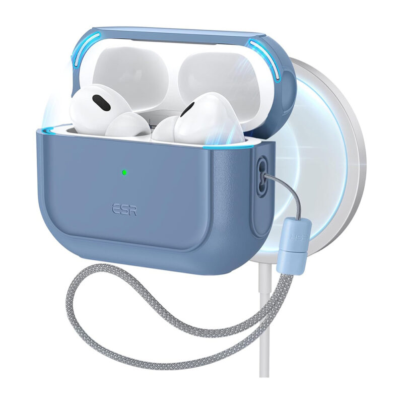 Capa ESR P/ AirPods Pro 2 Geração MagSafe Lanyard Azul