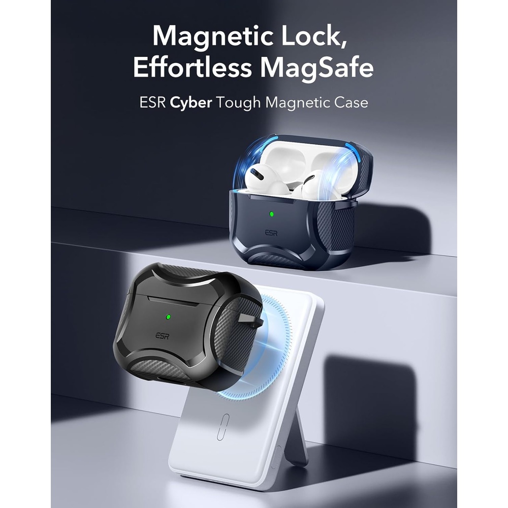 Capa ESR Para AirPods 4 (2024) Com MagSafe Preta