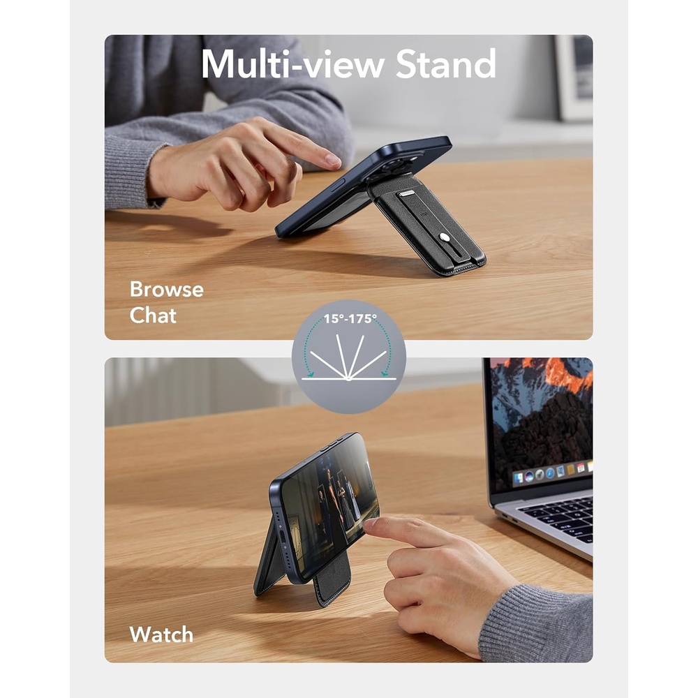 Carteira MagSafe ESR Suporte Cartões Loop P/iPhone 12 A 16