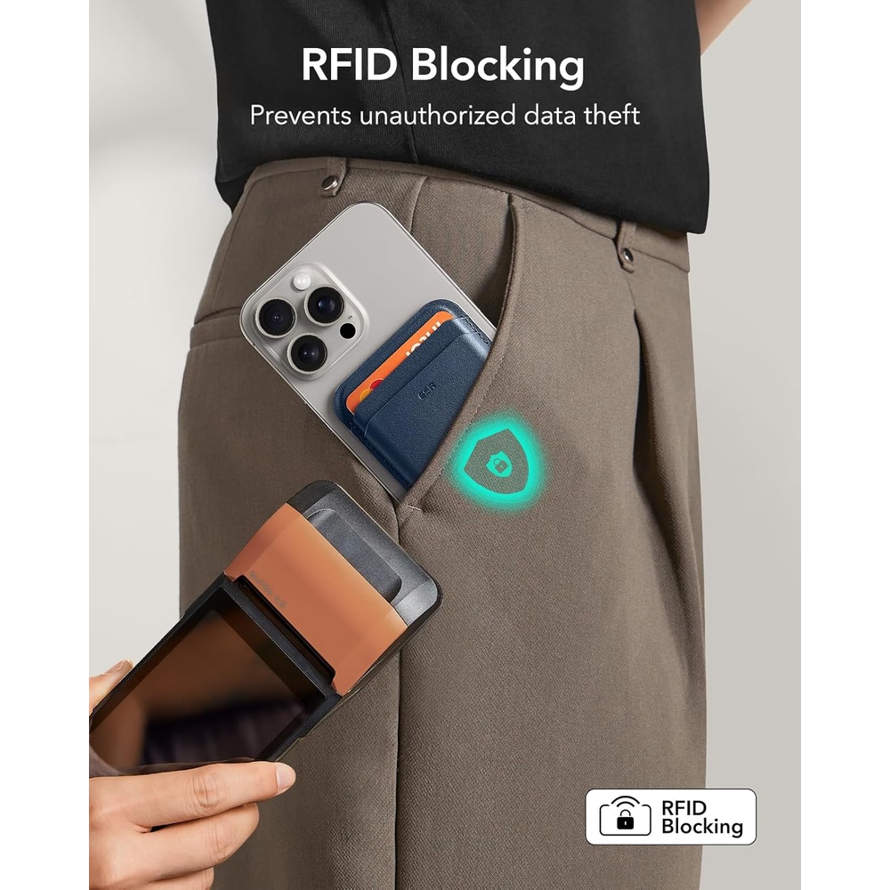 ESR Carteira Magnética MagSafe 5 Cartões iPhone RFID