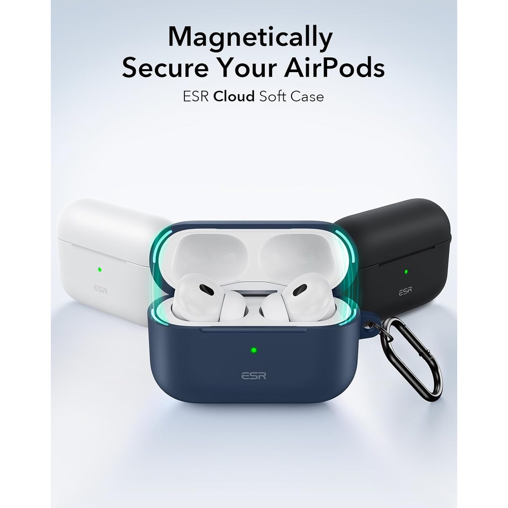 Capa ESR AirPods Pro 2 Geração Magnética Mosquetão Proteção