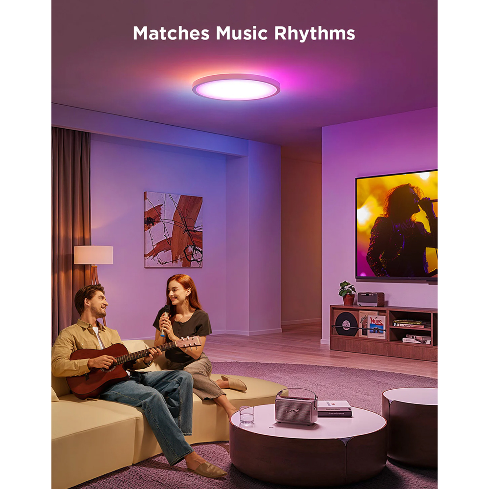 Govee Luminária Smart Led Rgbic Rgbww Wi-Fi Bluetooth Teto