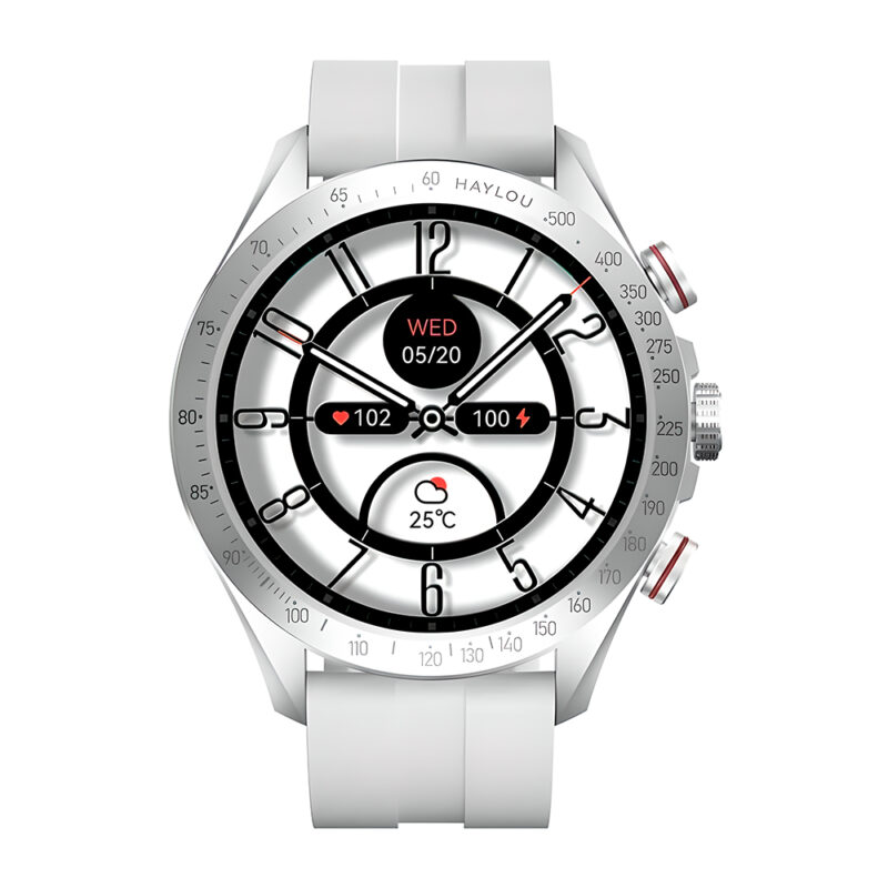 Haylou Smartwatch Solar Pro BT 5.3 Tela 1.43" pol. Prata