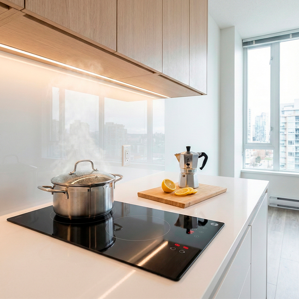 Cooktop Indução Life 2 Bocas 30cm Vidro Cerâmico Preto