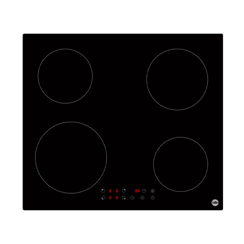 Fogão de Indução Life Cooktop Vidro Cerâmico Touch Cozinha