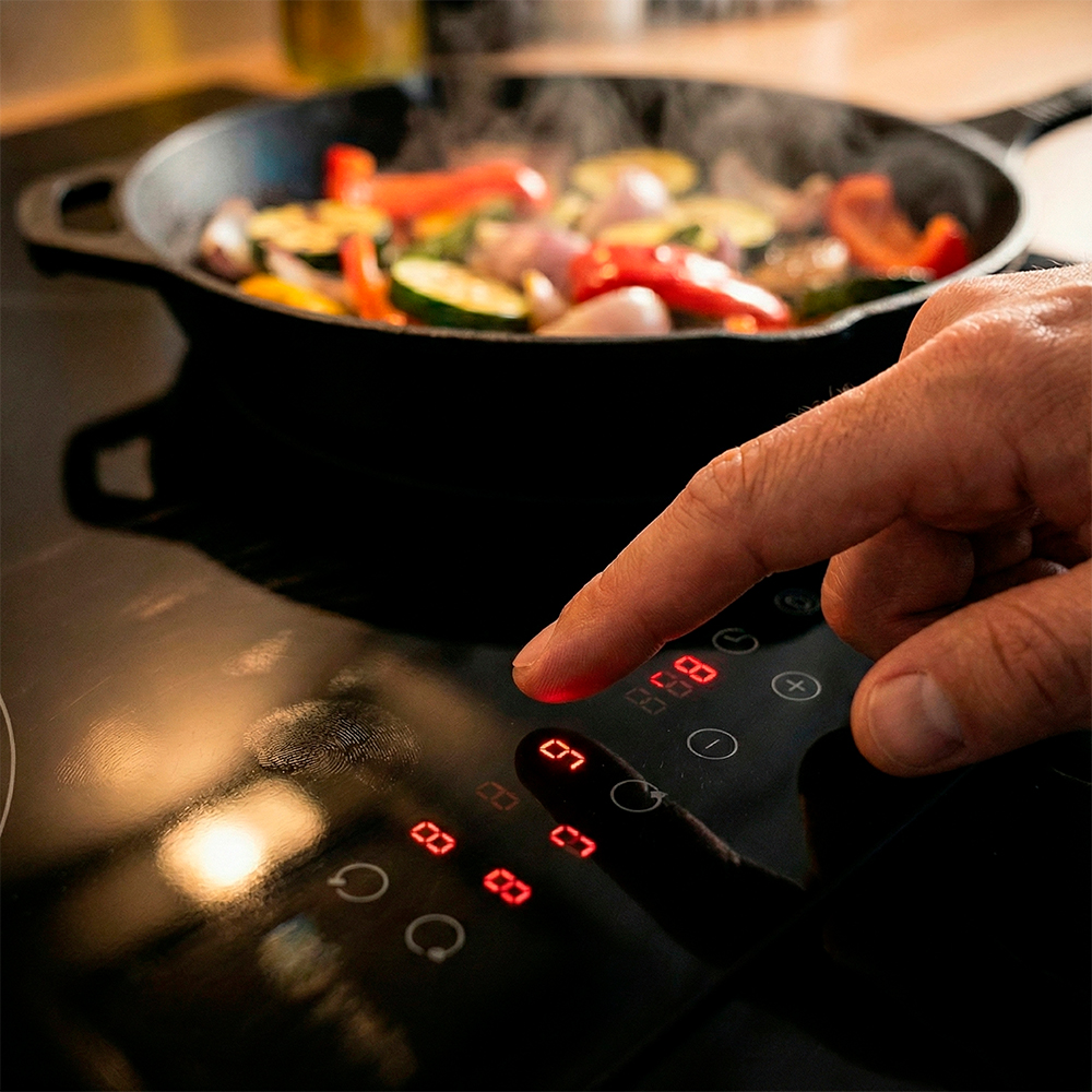 Fogão de Indução Life Cooktop Vidro Cerâmico Touch Cozinha