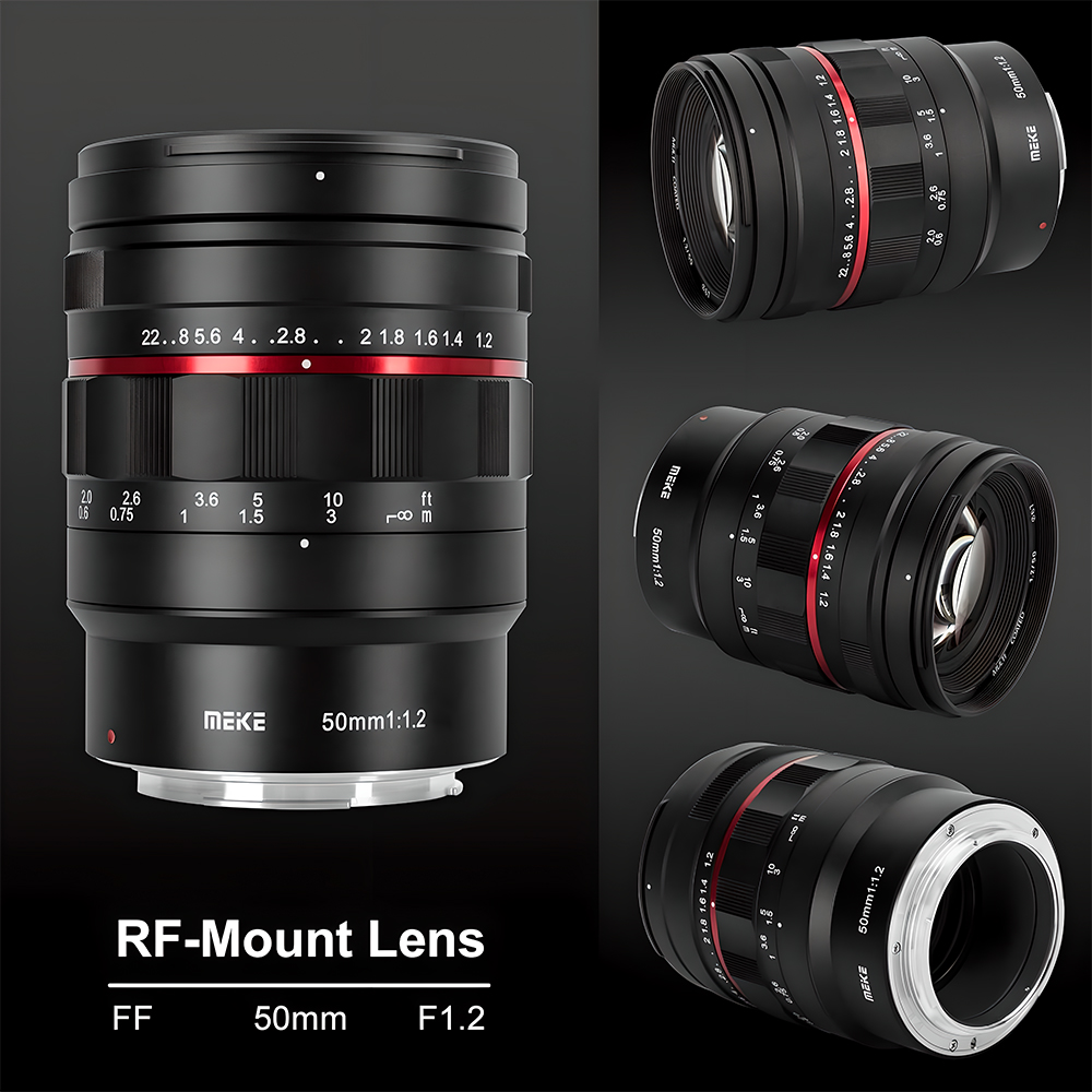 Meike MK-50mm F1.2 Lente Fixa Full Frame Foco Manual Z-Mount