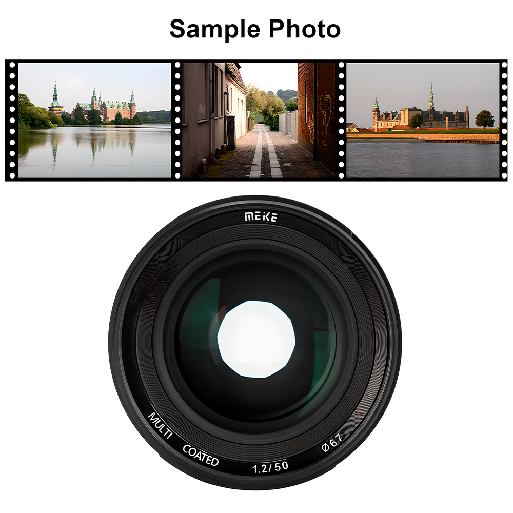 Meike MK-50mm F1.2 Lente Fixa Full Frame Foco Manual Z-Mount