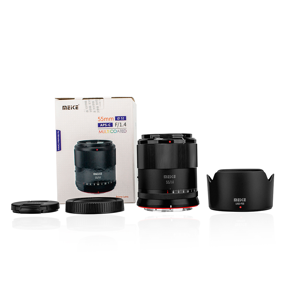 Lente Meike 55mm F1.4 Aps-C Af Stm para Câmera Fujifilm X