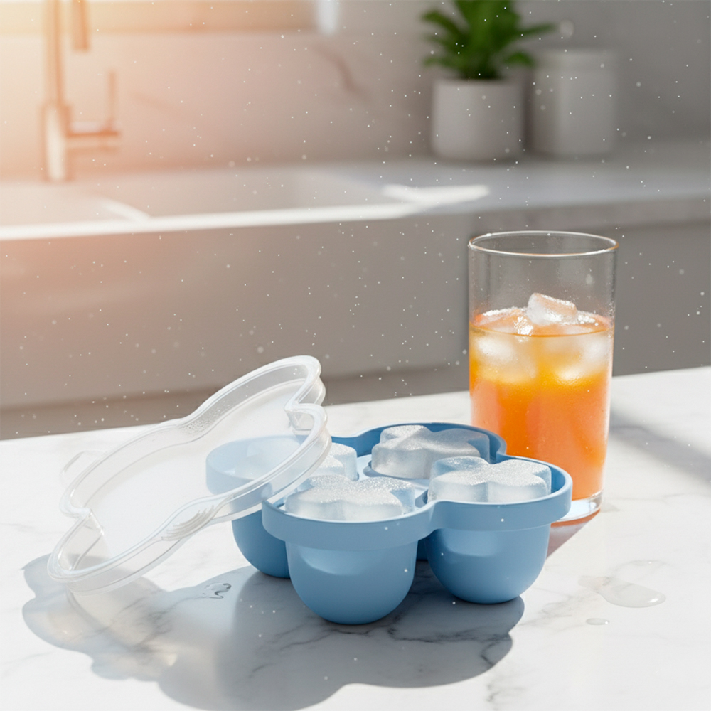 Kuhu Bandeja De Armazenamento De Alimentos E Gelo Azul