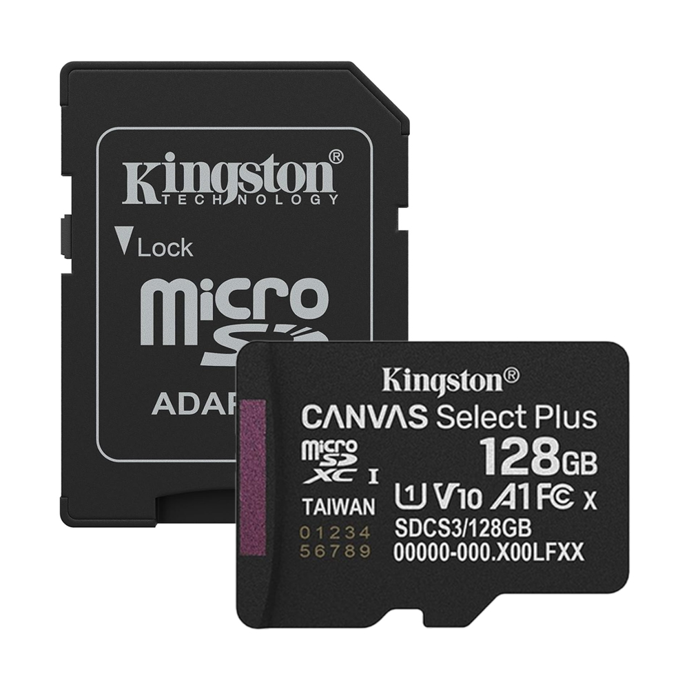 Cartão de Memória Kingston Select Plus 128gb Micro Sd c/Adap