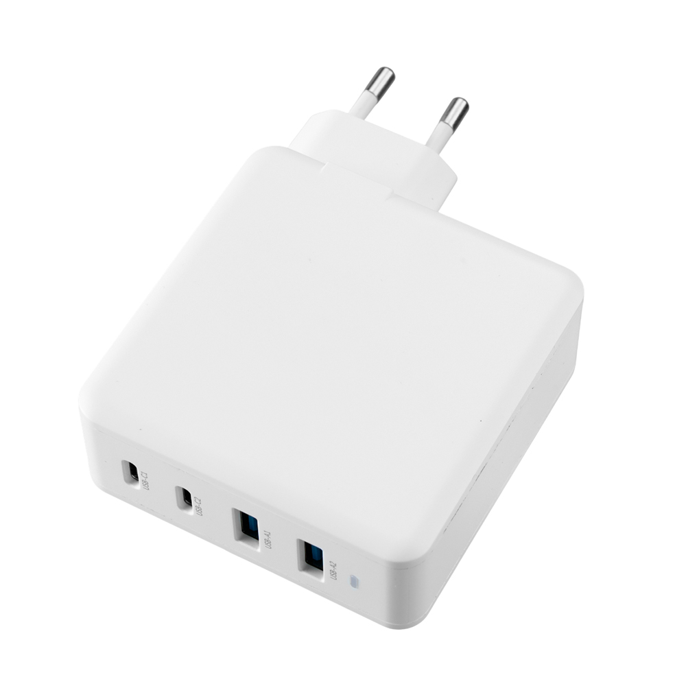 Life Carregador Parede GaN 100W 2 USB-C 2 USB-A Rápido
