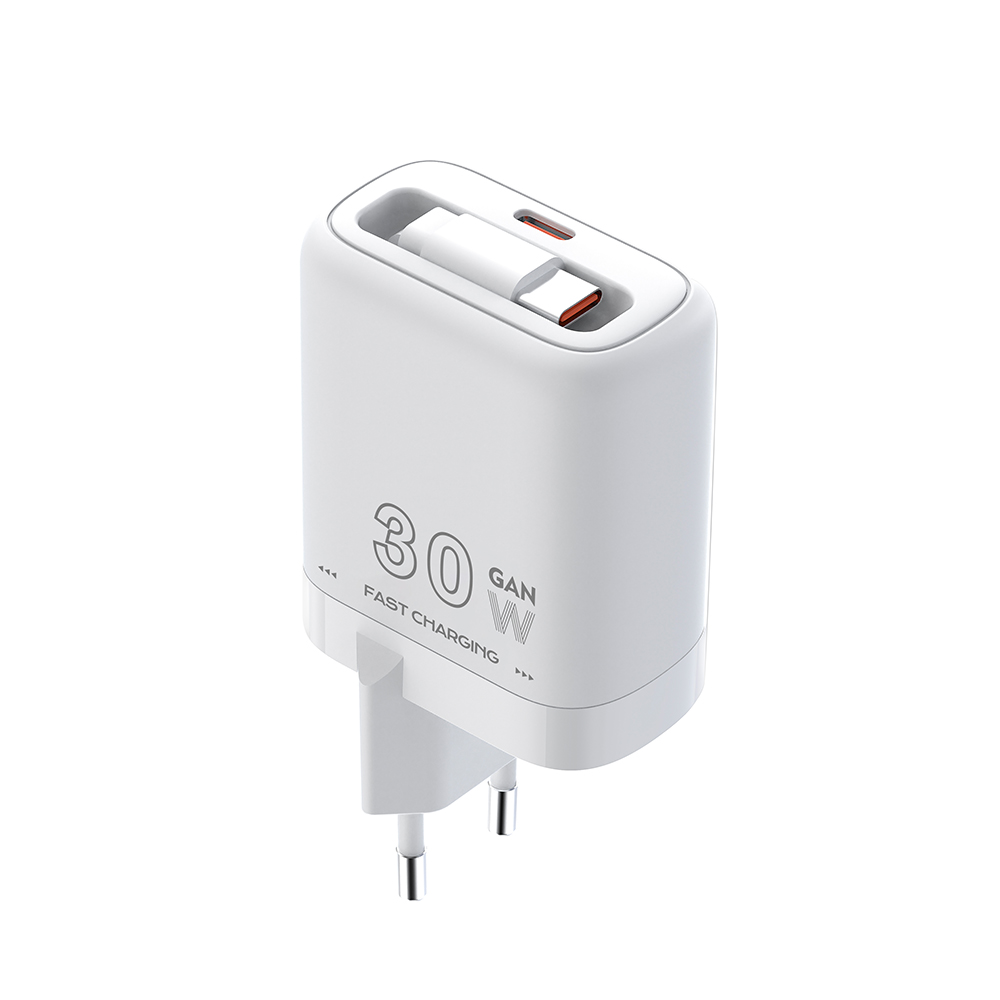 Carregador Life Retrátil 30W USB-C PD Rápido Celular Table