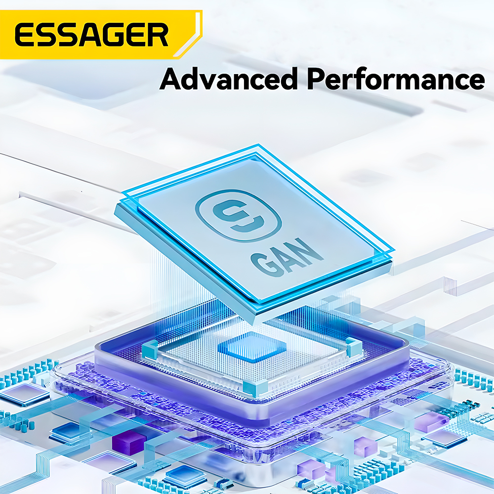 Carregador de Parede Life GaN 33W USB C/A Carga Rápido
