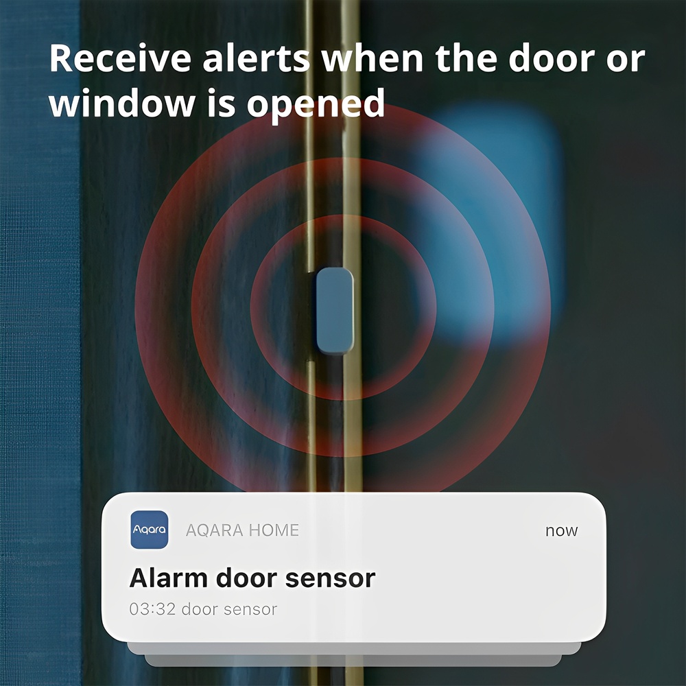 Sensor pra Portas e Janelas Aqara T1 (Zigbee 3.0) Branco