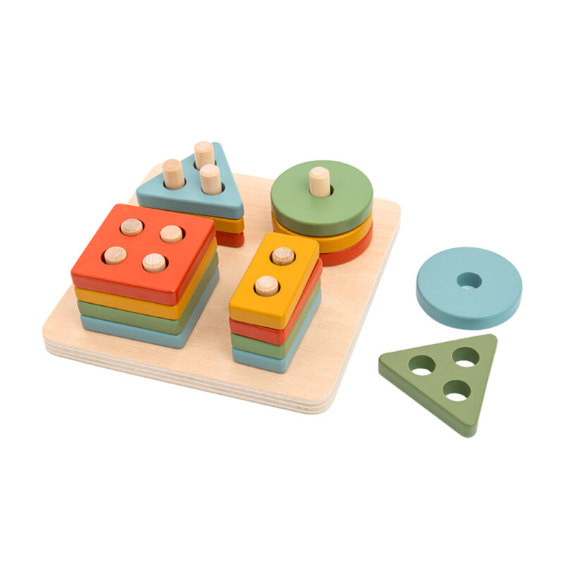 Blocos Geométricos Phoohi PH05L126 Brinquedo Educativo