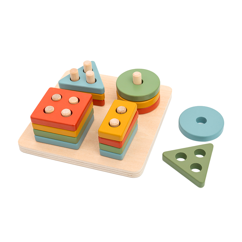 Blocos Geométricos Phoohi PH05L126 Brinquedo Educativo