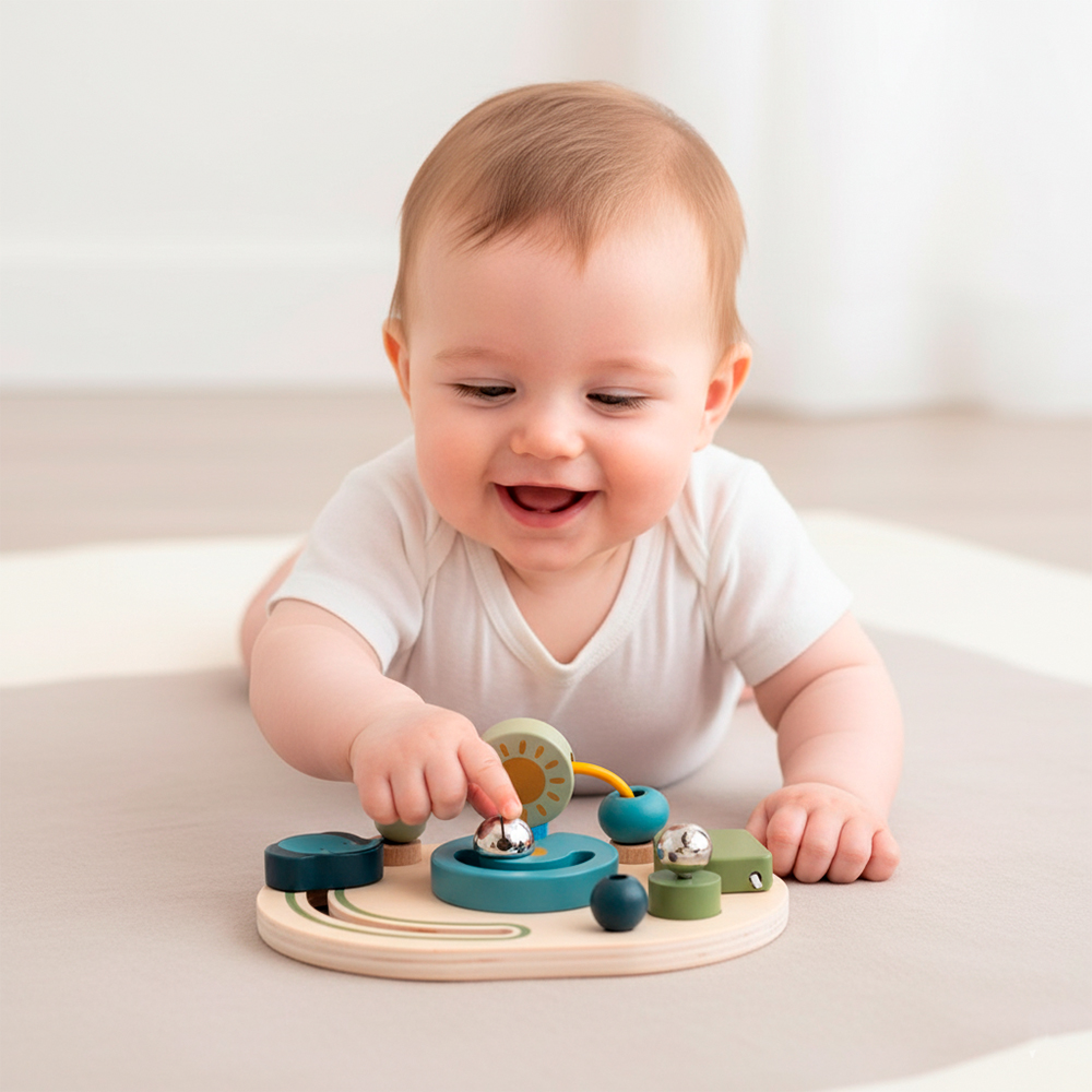 Tablero Phoohi Busyboard Elefante Brinquedo Educativo