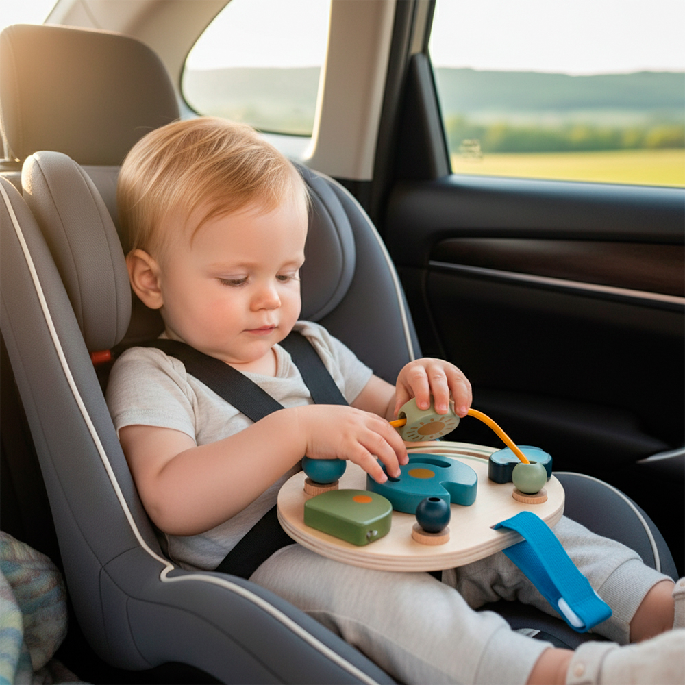 Tablero Phoohi Busyboard Elefante Brinquedo Educativo