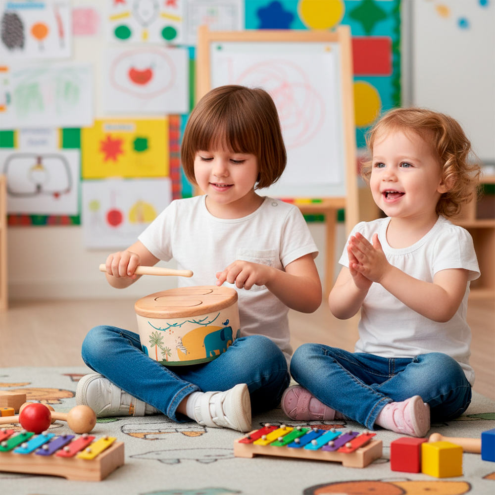 Phoohi Safari Drum PH08L002 Tambor Musical Infantil