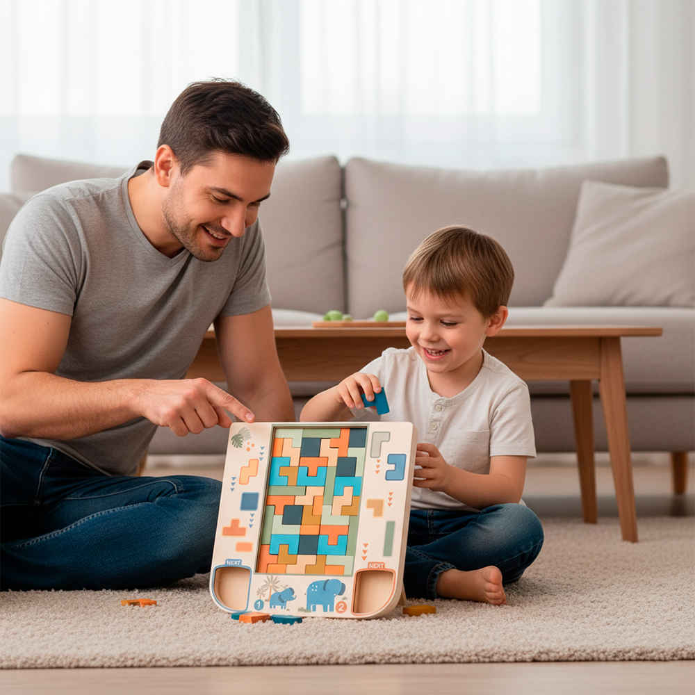 Phoohi 3D Tetris Puzzle Jogo De Lógica Raciocínio