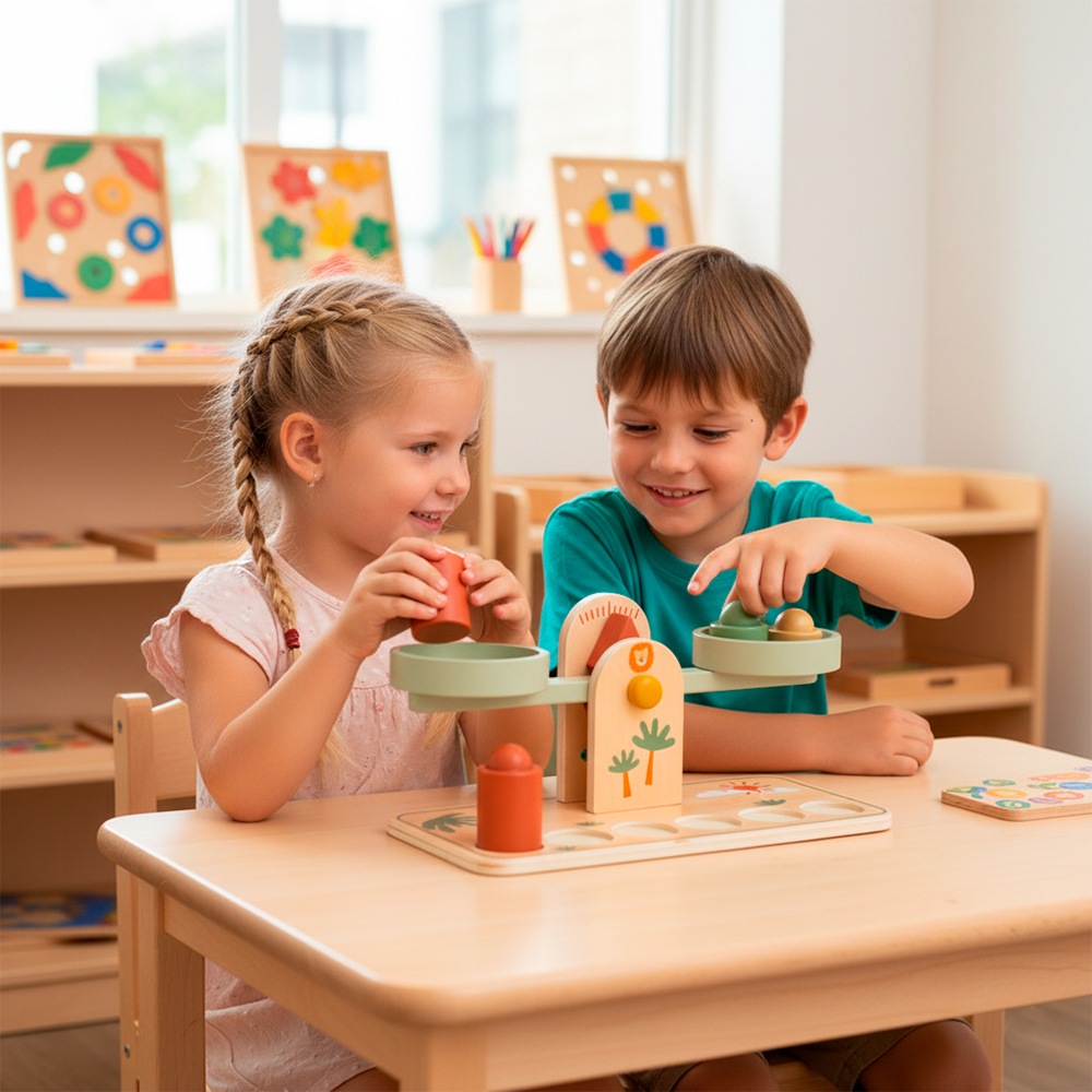 Balança Madeira Phoohi PH01G051 Brinquedo Criança