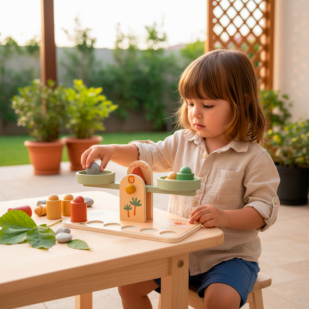 Balança Madeira Phoohi PH01G051 Brinquedo Criança