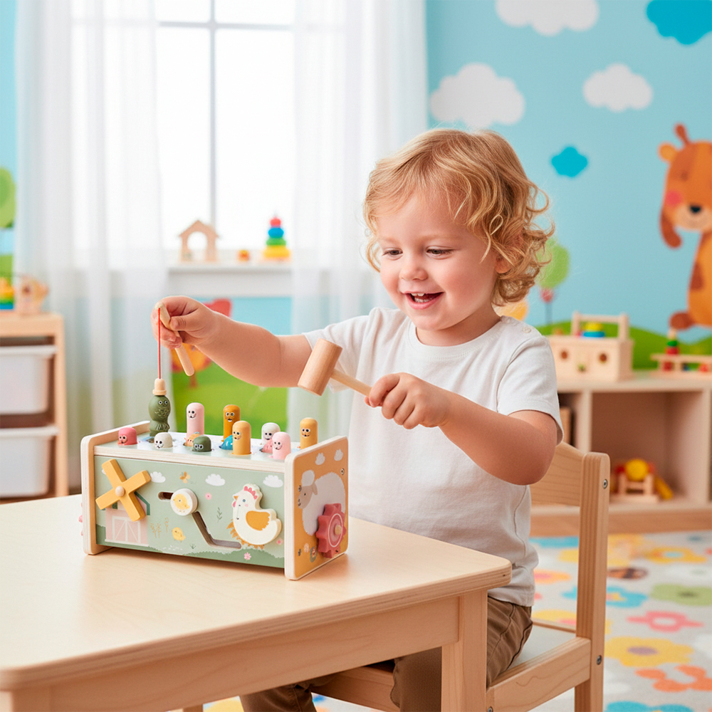 Phoohi Banco De Atividades De Martelar Para Crianças