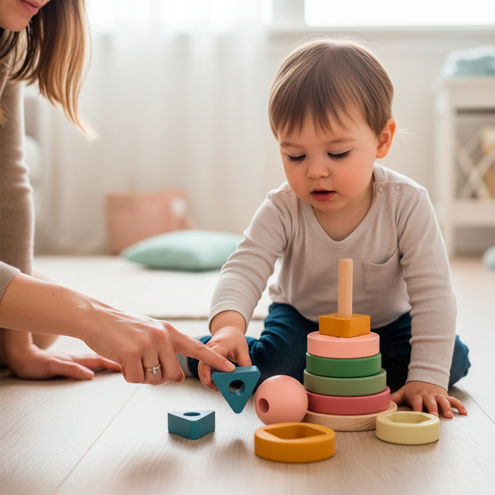 Phoohi Shape Stacker PH05K085 Brinquedo Educativo